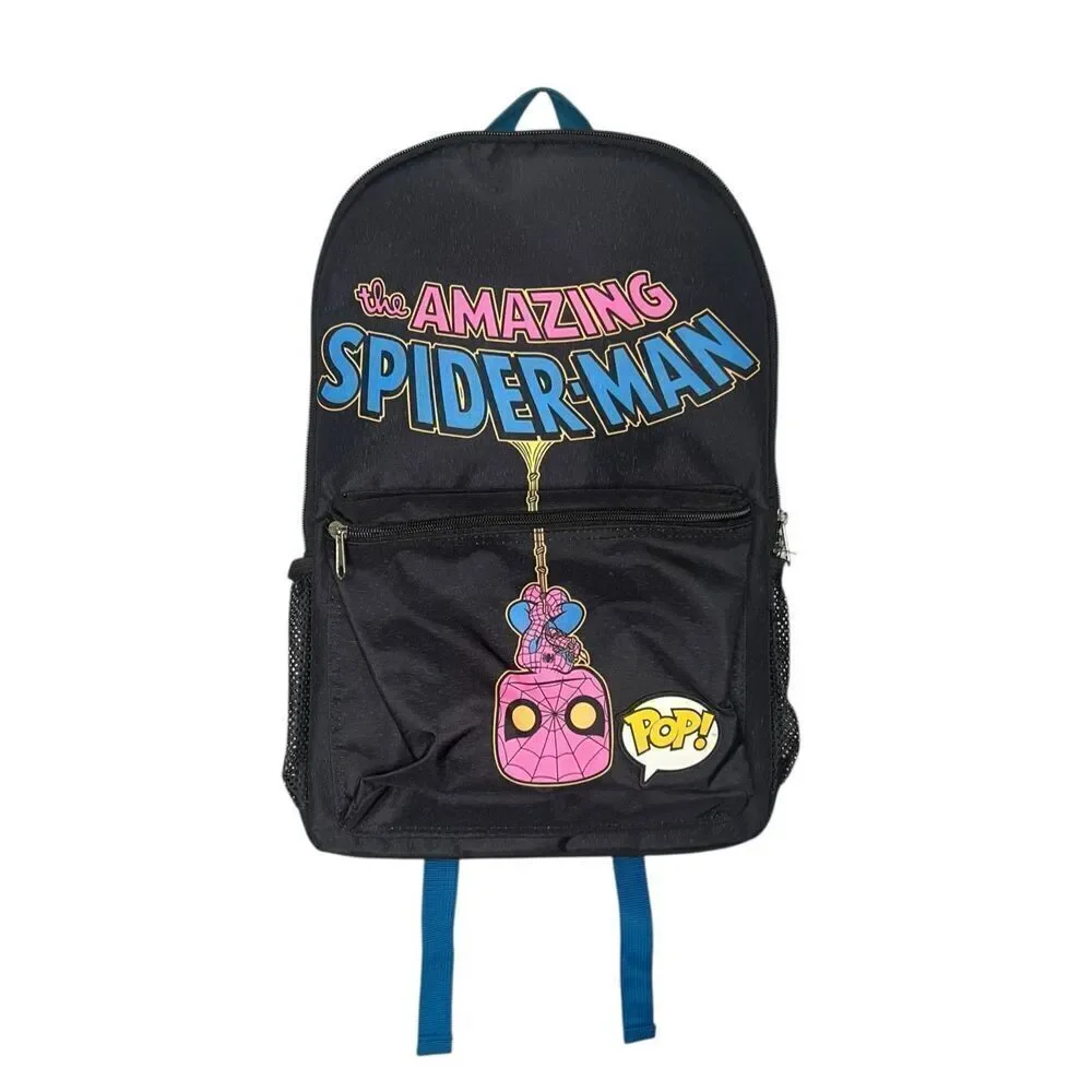 Funko Pop Marvel Spider-Man Black Light Backpack Target Exclusive Deadstock NEW